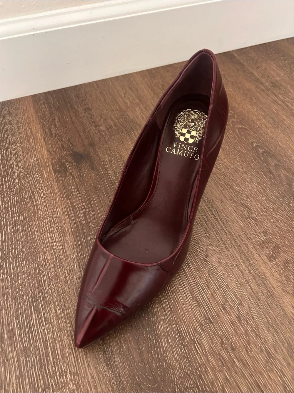 Vince Camuto Savilla Pointed-Toe Stiletto Pump in Plum size 8.5 - worn once!